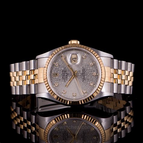 rolex 16233 diamont oyster perpetual day-date price|Rolex datejust 16233 day night.